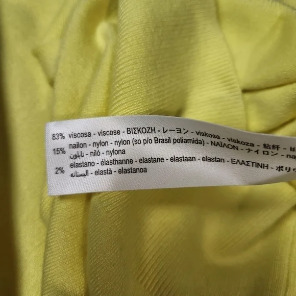 Size S-M Knit Tank Neon color Crew neck Semi-fitted Viscose blend ZARA - Picture 16 of 16